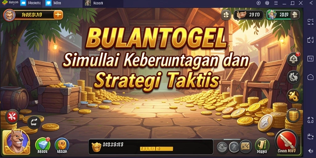 Tampilan gameplay seru di BULANTOGEL yang menantang dan menarik.