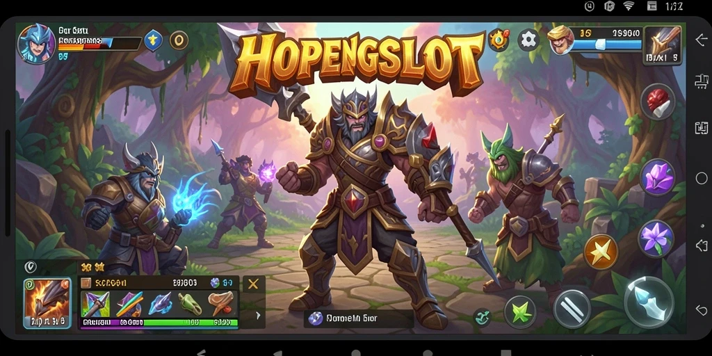 Tangkapan layar HOPENGSLOT menampilkan pertempuran seru dalam dunia RPG.
