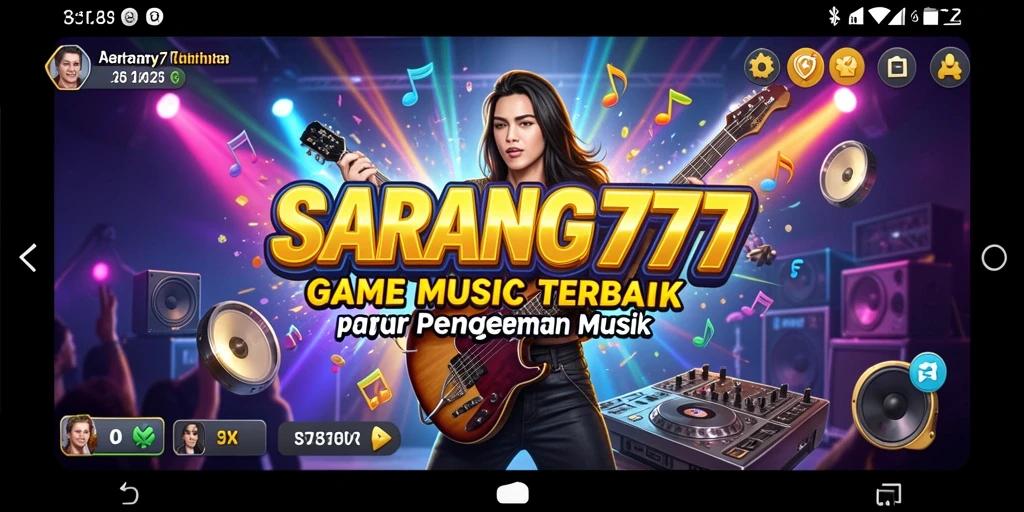 Screenshot gameplay SARANG777 yang penuh warna dan interaktif.
