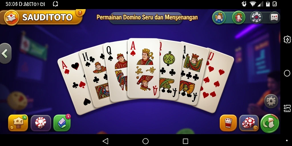 Tampilan gameplay SAUDITOTO yang menarik dan seru.